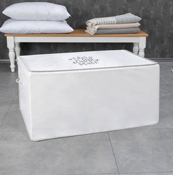 [HH00005193] شنطة تخزين وتربروف للملابس والوسائد والبطاطين بيد وسوستة قابلة للطي لسهولة التخزين