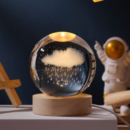 [HH00005287] Rainy Cloud Crystal Light Ball Powered by USB