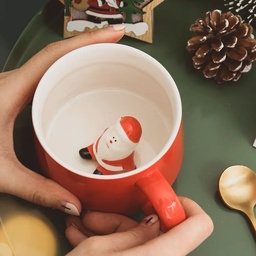 [HH00006278] 3D Mug with Cute Animal Inside for Tea, Juice, Milk Chocolate, Cappuccino 400 ml