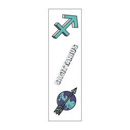 [HH00006719] Sagittarius Zodiac Vinyl Sticker Pack Reusable &amp; Waterproof