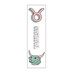 [HH00006721] Taurus Zodiac Vinyl Sticker Pack Reusable &amp; Waterproof