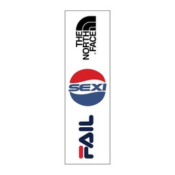 [HH00007075] The North Face Vinyl Sticker Pack Reusable &amp; Waterproof