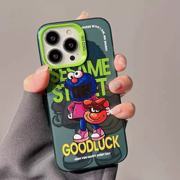 [HH00008125] Iphone 13 Pro Max Plastic Protective Case - Semsem Street Trendy Design