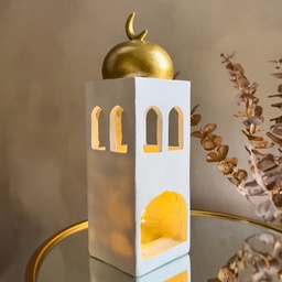 [HH00010356] مئذنة مضيئة وبصوت لتجديد الديكور وإضفاء أجواء رمضانية مميزة من الجبس