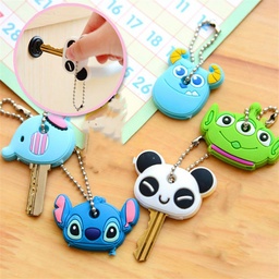 [HH00011088] كفر مفاتيح سيليكون اشكال ديزني بدلاية لتعليقها لتجديد و تغير شكل المفاتيح