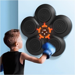 [HH00013332] جهاز لعبة ملاكمة كهربائية مع موسيقي يثبت علي الحائط4