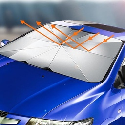 [HH00013470] شماسة سيارة لحماية السيارة من أشعة الشمس بنسبة عزل للحرارة 90٪  قابل للطي