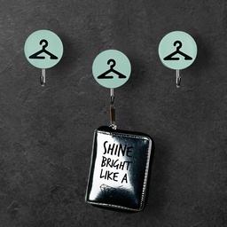 [HH00013508] طقم هوك 3 قطع شكل شماعة لتعليق الملابس