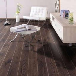 [HH00013758] بديل الباركية االلاصق مقاس 7.5 * 45 سم  4 قطع لتجديد ديكور المنزل باللون البني الداكن