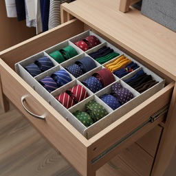 [HH00014372] منظم شرابات وملابس داخلية 12 خانة قابل للفك والتركيب