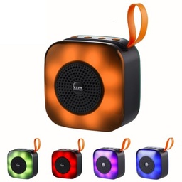 [HH00016065] مكبر صوت ستريو مضيئ مع راديو يعمل بالبلوتوث و يو اس بي للشحن